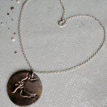 设计 标题为“Porcelain pendant w…” 由Decorella, 原创艺术品, 饰品
