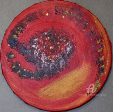 Peinture intitulée "Fuego" par Magda Hoibian, Œuvre d'art originale, Acrylique Monté sur Châssis en bois