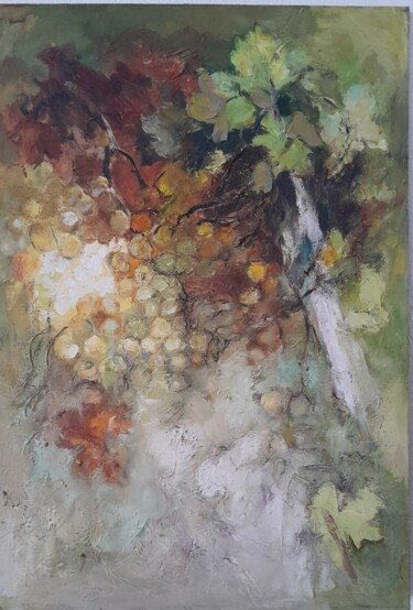 제목이 "Mein Garten, Mein B…"인 미술작품 Rebeka로, 원작, 기름 나무 들것 프레임에 장착됨