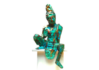 雕塑 标题为“A Deity” 由Mahesh Chathuranga Ekanayake, 原创艺术品, 金属
