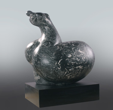 Sculptuur getiteld "Callipigian Venus" door Mahesh Anjarlekar, Origineel Kunstwerk, Hars