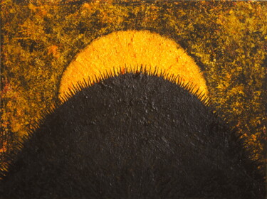 Malerei mit dem Titel "Desert Flower - Des…" von Maja Poljak, Original-Kunstwerk, Acryl