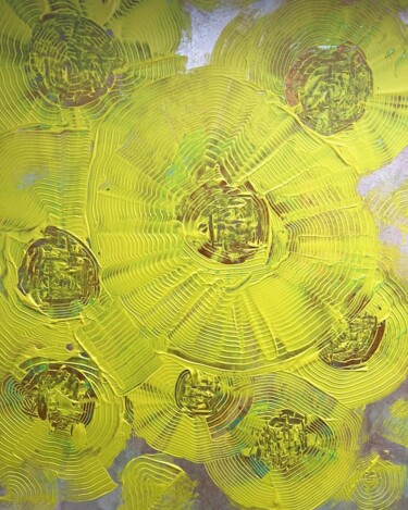 Painting titled "Sunflower" by Maksim Gorshkov, Original Artwork, Acrylic