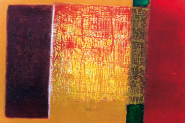 Pittura intitolato "Burning reality" da Malcolm Koch, Opera d'arte originale, Olio