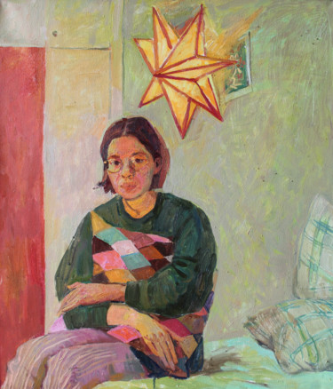 Peinture intitulée "Яна" par Polina Malidovskaia, Œuvre d'art originale, Huile