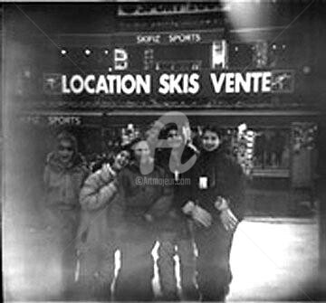 Фотография под названием "Location skis vente" - Mama Oursa, Подлинное произведение искусства