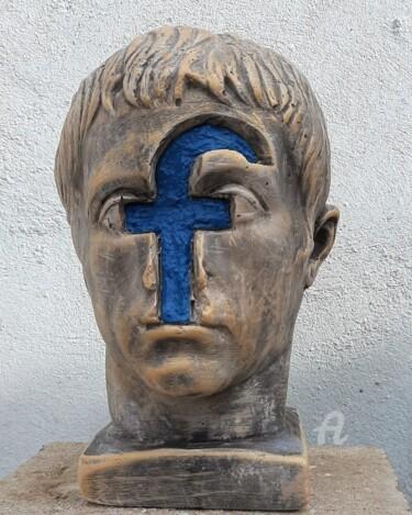 Sculpture titled ""Faceless"" by Mammad Rashidov, Original Artwork, Plaster
