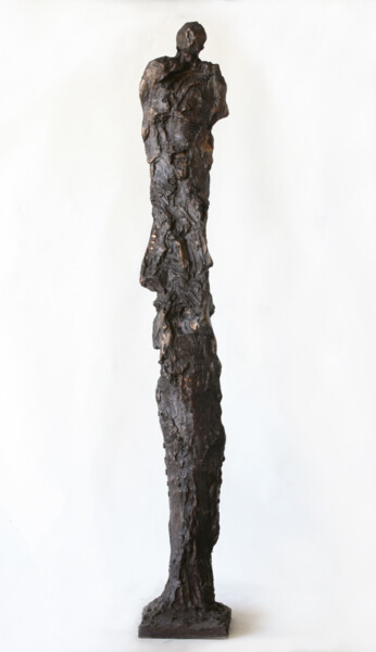 Sculpture titled "Serie folla solitar…" by Marcello Mancuso, Original Artwork, Bronze