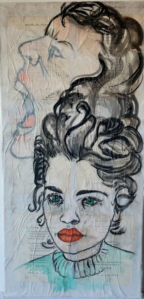 Malerei mit dem Titel "Emotionen" von Mandy Bonitz, Original-Kunstwerk, Acryl