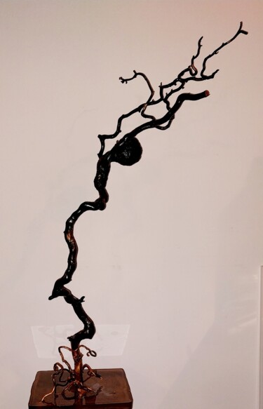 Escultura intitulada "Waldgeist" por Mandy Bonitz, Obras de arte originais, Madeira
