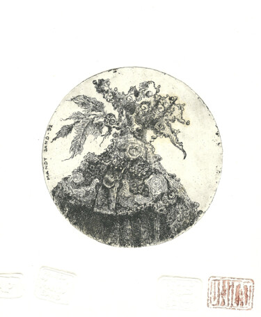 Incisioni, stampe intitolato "Papagena" da Mandy Sand, Opera d'arte originale, incisione
