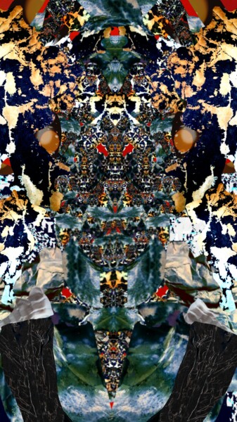 Digitale Kunst mit dem Titel "Magic Tibet - 12" von Mangani', Original-Kunstwerk