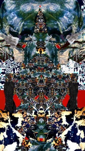 Digitale Kunst mit dem Titel "Magic Tibet - 13" von Mangani', Original-Kunstwerk