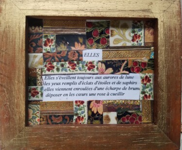 Art textile intitulée ""ELLES"" par Manon, Œuvre d'art originale, Tissu