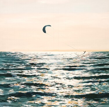 Картина под названием "To the sun" - Mantas Naulickas, Подлинное произведение искусства, Масло