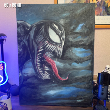 「Venom pintura al ól…」というタイトルの絵画 Manuel Domínguez Torresによって, オリジナルのアートワーク, オイル