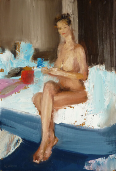 Pintura titulada "Rachel" por Manuel Leonardi, Obra de arte original, Oleo