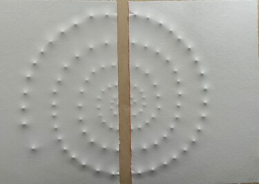 Incisioni, stampe intitolato "Spiral Diptychon" da Manuela Arlinghaus, Opera d'arte originale, goffratura