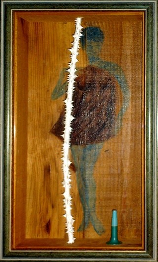 Painting titled "La Trompe de Fallope" by André Maquestiau, Original Artwork