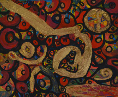 Pintura intitulada "trascendencia" por Maraid Suley Britto, Obras de arte originais, Pigmentos