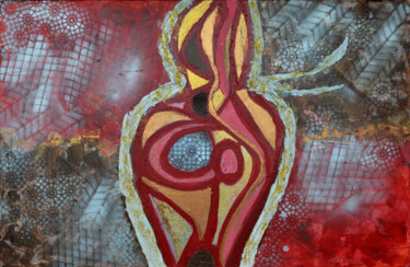 Painting titled "serie trascendencia…" by Maraid Suley Britto, Original Artwork, Acrylic