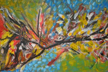 Картина под названием "El nido" - Maraid Suley Britto, Подлинное произведение искусства, Акрил Установлен на Деревянная рама…