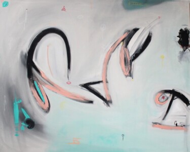 Malerei mit dem Titel "Brume" von Marc-Alain Félix, Original-Kunstwerk, Acryl