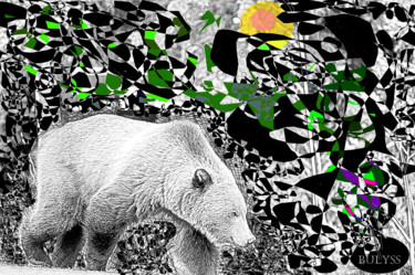 Digital Arts titled "Bear Spring" by Marc Bulyss, Original Artwork, Digital Painting