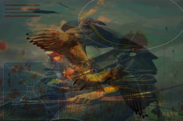 Arts numériques intitulée "Indian Chilcotin" par Marc Bulyss, Œuvre d'art originale, Peinture numérique