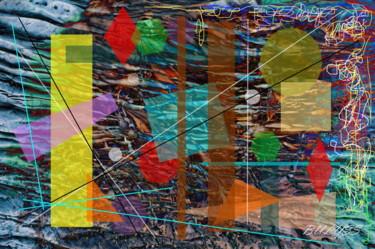 Digital Arts titled "Between Kandinsky a…" by Marc Bulyss, Original Artwork, Digital Painting