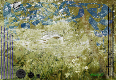 Arte digitale intitolato "Monet Vision     (u…" da Marc Bulyss, Opera d'arte originale, Pittura digitale
