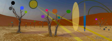 数字艺术 标题为“Dry Namibia” 由Marc Bulyss, 原创艺术品, 数字油画
