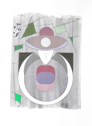제목이 "Japanèse Ring"인 그림 Marc Bulyss로, 원작, 기름