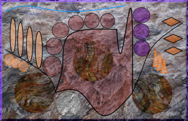 Arte digitale intitolato "Grand Canyon" da Marc Bulyss, Opera d'arte originale, Pittura digitale