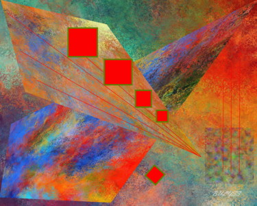 Digital Arts titled "Sideral Space" by Marc Bulyss, Original Artwork, Digital Painting