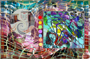 Цифровое искусство под названием "Ice Cream" - Marc Bulyss, Подлинное произведение искусства, Цифровая живопись