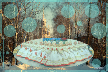 Digital Arts titled "Russian Ballet" by Marc Bulyss, Original Artwork, Digital Painting