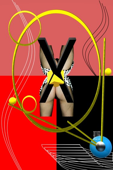 Digitale Kunst getiteld "Women X Women" door Marc Bulyss, Origineel Kunstwerk, 3D-modellering