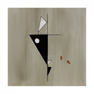 Картина под названием "Mère et fils" - Marc Jeanneteau, Подлинное произведение искусства