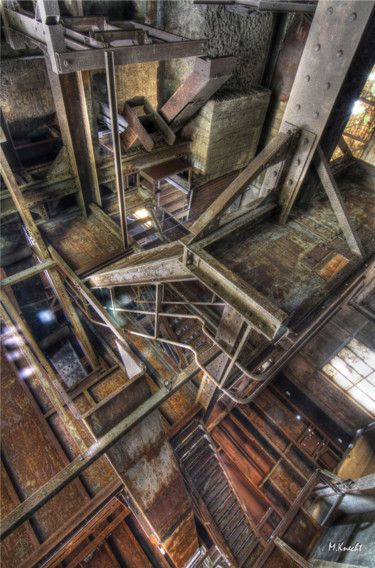 Fotografia intitolato "Escher, urbex" da Marc Knecht Photographe, Opera d'arte originale, Fotografia non manipolata