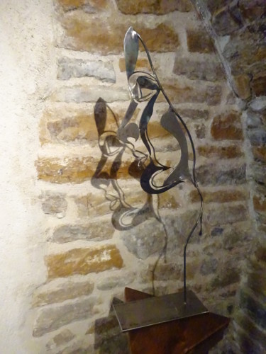 Sculpture intitulée "Amma" par Marc Terrade, Œuvre d'art originale, Métaux