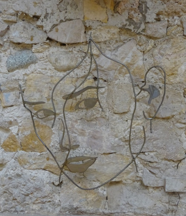 「Garance」というタイトルの彫刻 Marc Terradeによって, オリジナルのアートワーク, 金属