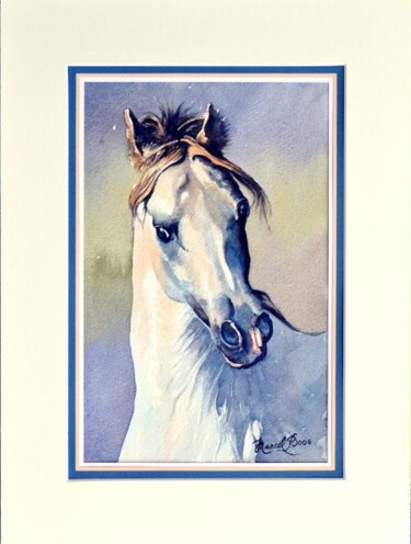 Peinture intitulée "Cheval_5r.jpg" par Marcel Boos, Œuvre d'art originale, Huile