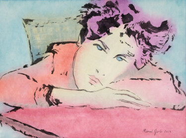 Painting titled "When you know how t…" by Marcel Garbi, Original Artwork, Watercolor
