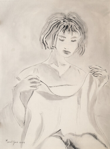 Drawing titled "Eat me" by Marcel Garbi, Original Artwork, Ink