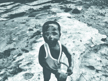 Fotografía titulada "Sguardo d'africa" por Marcella Gurrieri, Obra de arte original, Fotografía digital
