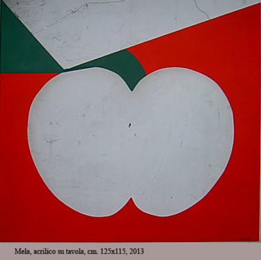 Malerei mit dem Titel "Mela" von Marcello Aprea, Original-Kunstwerk, Acryl