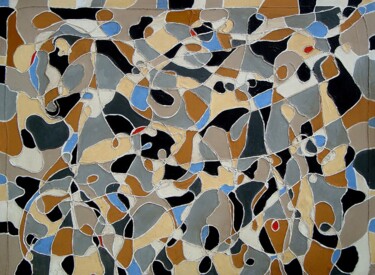 Pintura titulada "Maze of Streets" por Marcelo Mendizabal, Obra de arte original, Acrílico