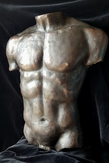 Sculptuur getiteld "Torso moderno by Ma…" door Marcin Otapowicz, Origineel Kunstwerk, Gietwerk