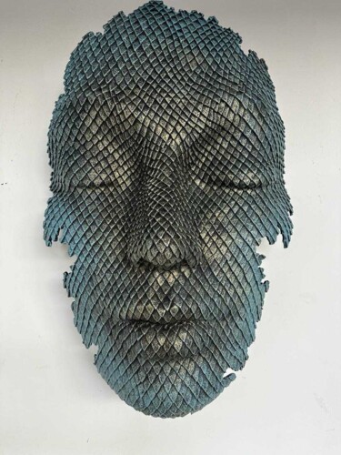 Sculpture titled "Aqua" by Marco Olivier, Original Artwork, Resin